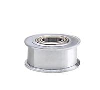 Polea de transmisión por correa de distribución Polea Tensora De Sincronización Aleación Aluminio, 5M, 25T, Engranaje Rodamiento 16/21/27mm Ancho(AF16 Bore 7)