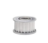 Polea de transmisión por correa de distribución Rueda Tensora De Polea Loca Con Doble Rodamiento, 40 Dientes, Guía Síncrona 5M(Toothed AF16 Bore 20)