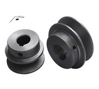 Polea de una sola ranura - Polea de correa plana de hierro fundido para transmisión de potencia