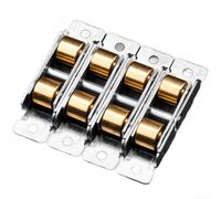 Polea de ventana deslizante de acero inoxidable con rodillo silencioso de nailon para una mayor capacidad de carga y un funcionamiento suave (B)