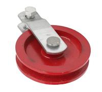 Polea de Ventilación para Gallinero, Cabrestante, Bloque de Arrebato, Bloques de Polea de Remolque, Accesorios de Gancho de Polea de Cuerda Giratoria única Resistente para