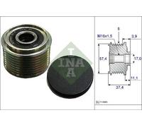 Polea del alternador 535 0068 10 INA para MERCEDES-BENZ CITARO ATEGO CITO AXOR