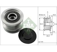 Polea del alternador 535 0143 10 INA para OPEL ZAFIRA B Furgoneta/monovolumen
