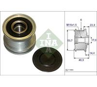 Polea del alternador 535 0204 10 INA para SAAB OPEL