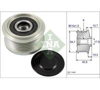 Polea del alternador 535 0228 10 INA para OPEL CHEVROLET