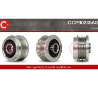 Polea del alternador con polea de rueda libre CCP90245AS CASCO