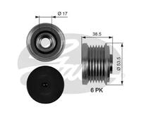 Polea del alternador OAP7055 GATES para BMW 3 Compact 3 3 Coupé 3 Touring 6 1 5