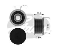 GATES Rueda libre alternador para NISSAN: Interstar, Juke, X-Trail, Primastar, Micra, Pulsar, Qashqai & RENAULT: Captur, Master, Laguna (Ref: OAP7110)