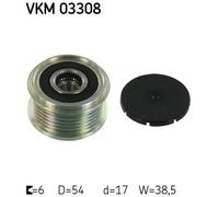 SKF VKM 03308 Rueda libre de alternador