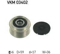 Polea del alternador VKM 03402 SKF para FORD FOCUS I FOCUS I Sedán FOCUS II