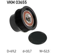Polea del alternador VKM 03655 SKF para VOLVO LAND ROVER