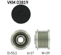 SKF Rueda libre alternador para MERCEDES-BENZ: Classe ML L, Classe R LS Classe S (Ref: VKM 03819)