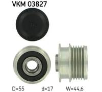 Polea del alternador VKM 03827 SKF para MERCEDES-BENZ CLASE A VANEO