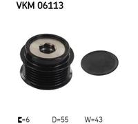 Polea del alternador VKM 06113 SKF para CHRYSLER DODGE TOYOTA