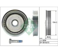 Polea del cigüeñal 544 0112 20 INA para LAND ROVER LANCIA FIAT CITROËN PEUGEOT