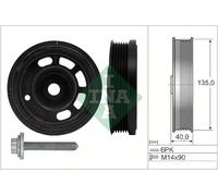 Polea del cigüeñal 544 0172 20 INA para SEAT VW AUDI SKODA