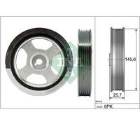 Polea del cigüeñal 544 0176 10 INA para HYUNDAI KIA