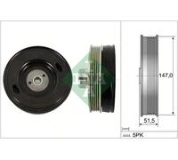 INA 544 0509 20 Kit poleas, cigüeñal