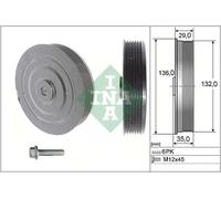 Ina Kit de poleas para cigüeñal 544 0009 20