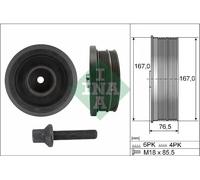 Polea del cigüeñal con amortiguador de vibraciones 544 0082 20 INA para BMW 3 1