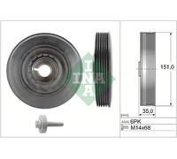 INA 544 0090 20 Kit poleas, cigüeñal