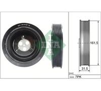 Polea del cigüeñal con amortiguador de vibraciones 544 0127 10 INA para FORD