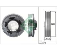 Polea del cigüeñal con amortiguador de vibraciones 544 0129 10 INA para MINI BMW