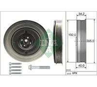 Polea del cigüeñal con amortiguador de vibraciones 544 0504 20 INA para VOLVO