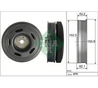 INA 544 0515 10 Polea de cigüeñal