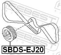 FEBEST SBDS-EJ20 Polea de cigüeñal