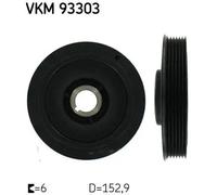 Polea del cigüeñal VKM 93303 SKF para PEUGEOT CITROËN FIAT