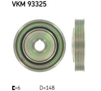Polea del cigüeñal VKM 93325 SKF para PEUGEOT CITROËN