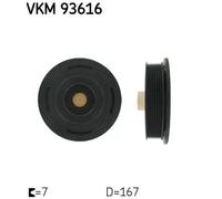 SKF Polea, cigüeñal para NISSAN: Interstar, Primastar & RENAULT: Master, Trafic, Vel Satis, Espace & OPEL: Movano, Vivaro (Ref: VKM 93616)