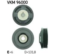Polea del cigüeñal VKM 96000 SKF para CHEVROLET DAEWOO