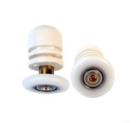 Polea excéntrica para puertas correderas de baño, construcción robusta de latón y ABS para un funcionamiento suave y soluciones de reemplazo fáciles (23 mm)