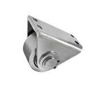 Polea fija con rueda ranurada para cuerda de luz, acero inoxidable | Rodillo de tareas de enrutamiento