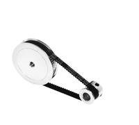 Polea for correa GT2 2GT, 60 dientes, 20 dientes, 5mm/8mm, reducción 3:1/1:3, ancho de correa de 6mm for impresora 3D, accesorios DIY, 1 Uds.(20T B8mm-60T B8mm,Belt 232mm-W6mm)