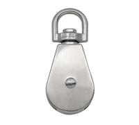 Polea giratoria de cuerda de alambre fuerte para 100-140 kg de capacidad de carga pesada, polea suave, adecuada para múltiples aplicaciones, diseño pequeño y flexible