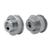 Polea GT2 tipo BF, diámetro de 40 dientes, 5mm, 6mm, 8mm, 10mm, engranaje de dientes de aluminio for correa 2GT, ancho de 6/10mm for piezas de impresora 3D, 1 Uds.(Width 6mm,40teeth-bore12mm)