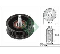 Polea inversión/guía, correa poli V INA 532 0922 10 para XJ (X351) 2 2012-2019
