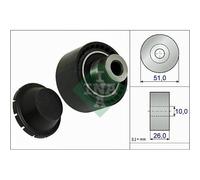 Polea Inversión/guía Correa Poli V Schaeffler Ina 532 0334 10 para Citroën Ford