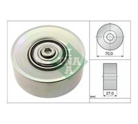 Polea Inversión/guía Correa Poli V Schaeffler Ina 532 0398 10 para Bmw Mini