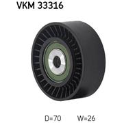 SKF VKM 33316 Polea inversión / guía, correa poli V