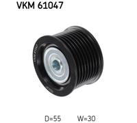 Polea inversión/guía, Correa poly V SKF VKM 61047