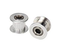 Polea Loca 20 Dientes 16 Diámetro De Rueda Síncrona 3/4/5mm Con Correa Dentada Rodamiento Ancho 6/10mm Piezas For Impresora 3D(20T W10 B5 With T)