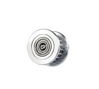 Polea loca de rueda síncrona 2GT 16/20 dientes con rodamiento con/sin orificio de diente 3mm for correa de distribución GT2 ancho 6mm(20T With T)