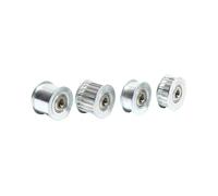Polea loca de T5-24T T5 polea loca de 24 dientes con/sin dientes 11/21mm ancho de la correa 5/6/8/10/12mm polea de rodamiento inactivo(6mm,WITH TEETH_21MM)