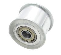 Polea loca MXL 32T con/sin dientes, polea de cojinete de ancho de correa de 7mm/11mm, polea loca de correa dentada de diámetro interior de 3/4/5/6mm, 1 ud.(6mm,Without teeth 7mm)