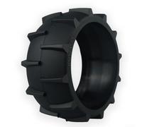 Polea para cortacésped antipolea, pieza de repuesto de goma compatible con cortacésped robótico Dreame A1, 110 x 40 mm, negro, 1 paquete (1 unidad)