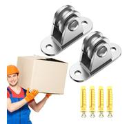 Polea para cuerda | Bloque de cabrestante silencioso y robusto | Polea elevación silenciosa capacidad carga 80 kg alta resistencia - Para pared garaje techo casa equipo gimnasio equipo A